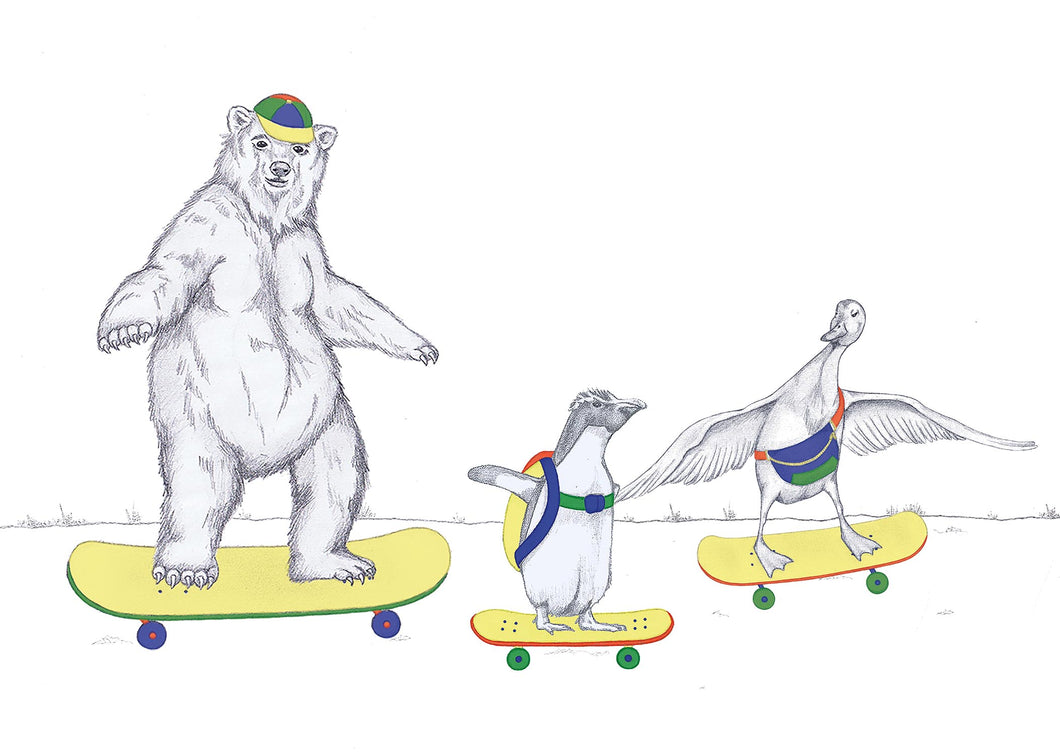 skateboard buddies
