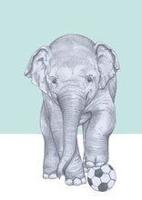 Load image into Gallery viewer, soccer elephant
