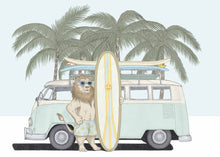 Load image into Gallery viewer, surfer lion
