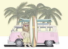 Load image into Gallery viewer, surfer lion
