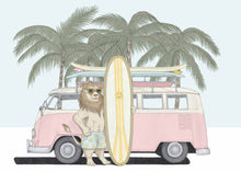 Load image into Gallery viewer, surfer lion

