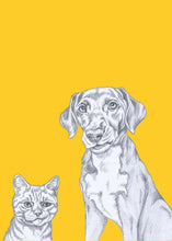 Load image into Gallery viewer, cat and dog
