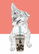 Load image into Gallery viewer, dog and bubbletea
