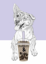 Load image into Gallery viewer, dog and bubbletea
