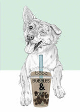 Load image into Gallery viewer, dog and bubbletea
