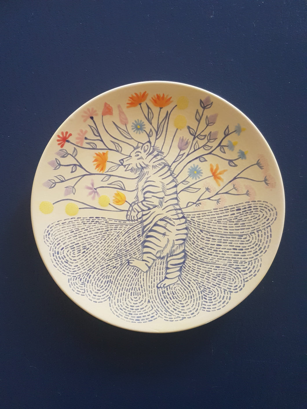 Ceramic plate, Bear