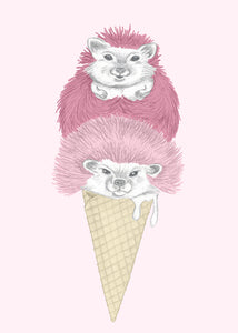 hedgehog icecream