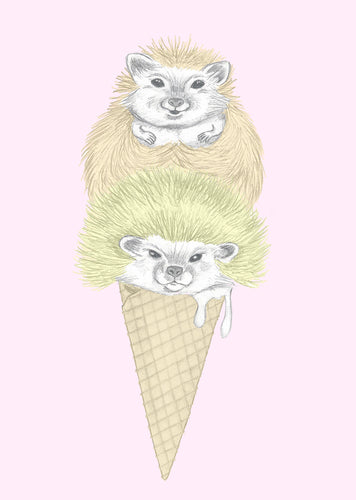 hedgehog icecream