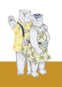 holiday couple bears