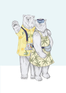 holiday couple bears