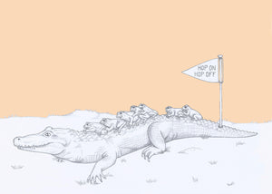 hop on hop off crocodile