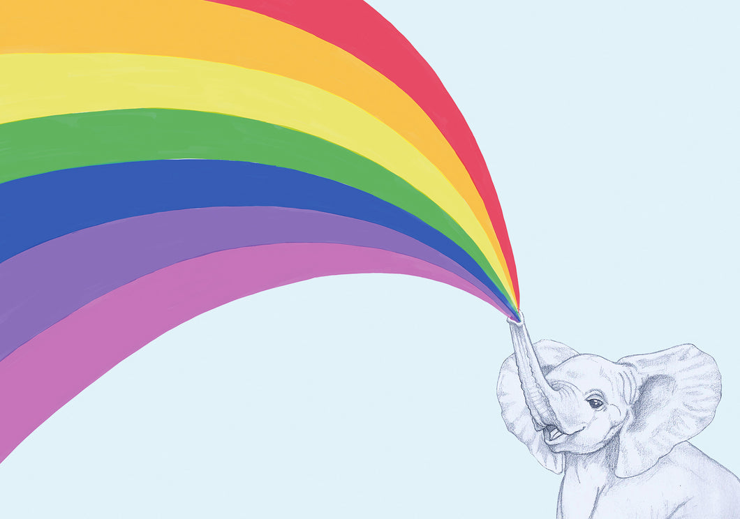 rainbow elephant