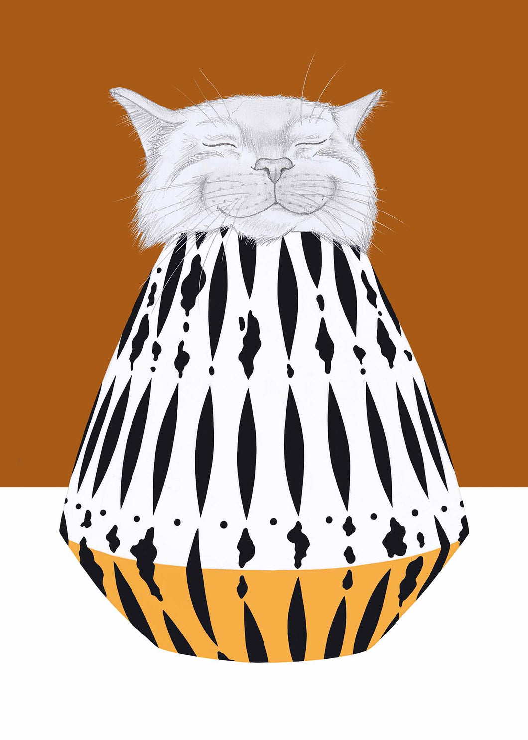 Cat Vase