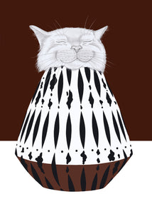 Cat Vase