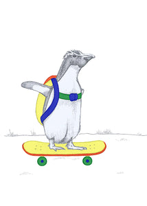 skateboard penguin