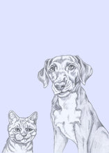 Load image into Gallery viewer, cat and dog
