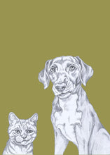 Load image into Gallery viewer, cat and dog
