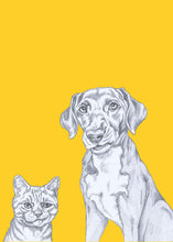 Load image into Gallery viewer, cat and dog
