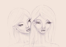Load image into Gallery viewer, 3X A4 achromatic prints
